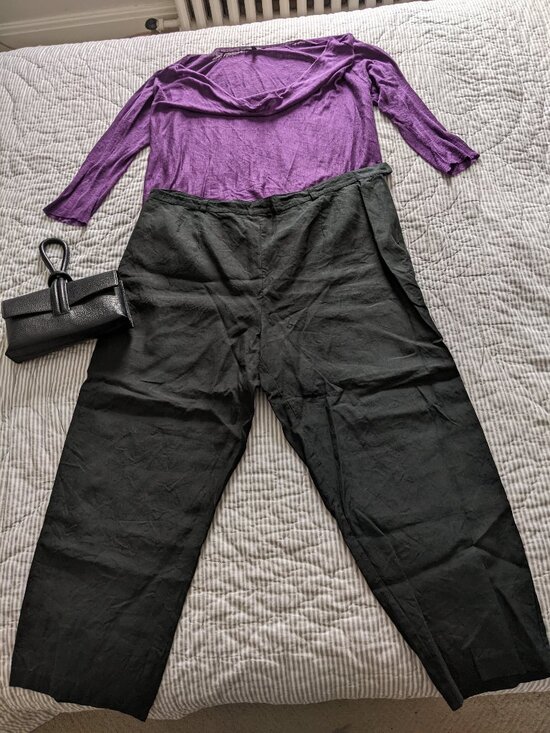 Eileen Fisher Pants - FREE SHIPPING!  3 Piece Luxury Bundle Large Marina Rinaldi and Eileen Fisher